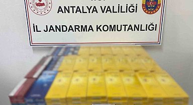 Gazipaşa'da 145 karton kaçak sigara ele geçirildi