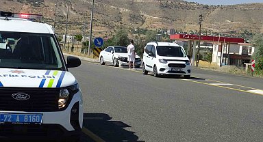 Gercüş çevre yolunda kaza