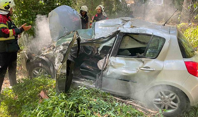 Germencik'te trafik kazası: 1 ölü, 1 yaralı