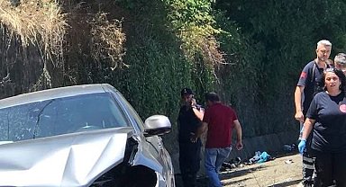 Giresun'da otomobil ile motosiklet çarpıştı: 1 ölü,3 yaralı