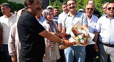 Gönüllere dokunan Emirdağ Kaymakamı konvoyla uğurlandı