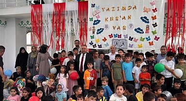Hakkari'de yaz Kur'an kursları dualarla başladı