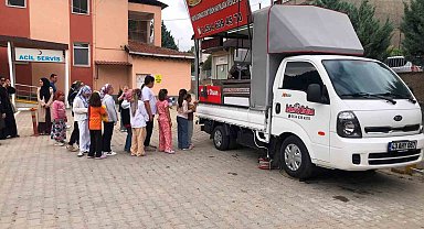 Hisarcık İlçe Hastanesi'nde geleneksel lokma hayrı