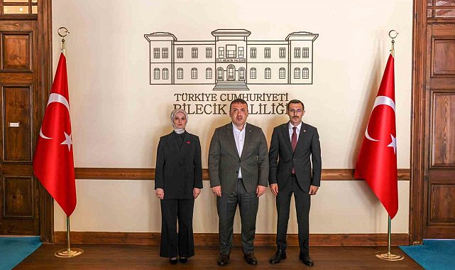 İnhisar ve Yenipazar kaymakamları göreve başladı
