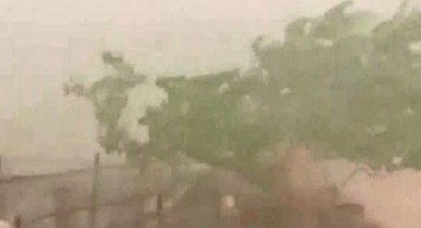 İpsala'da dolu ve sağanak yağış etkili oldu