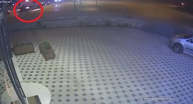 Işık ihlali kaza getirdi, o anlar kamerada