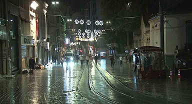 İstanbul Avrupa Yakası'nda beklenen yağış başladı
