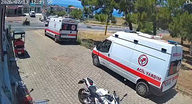 İzmir'de ölümlü kaza anı kamerada