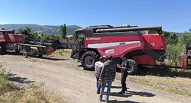 Jandarmadan hasat öncesi biçerdöver operatörlerine uyarılar