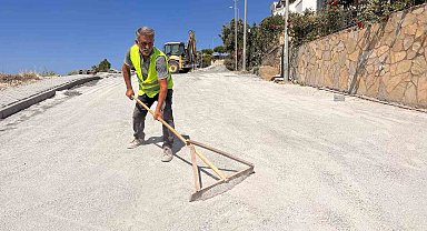 Kadınlar Denizi Mahallesi'nde 2 bin metrekarelik yol yenileme çalışması başladı