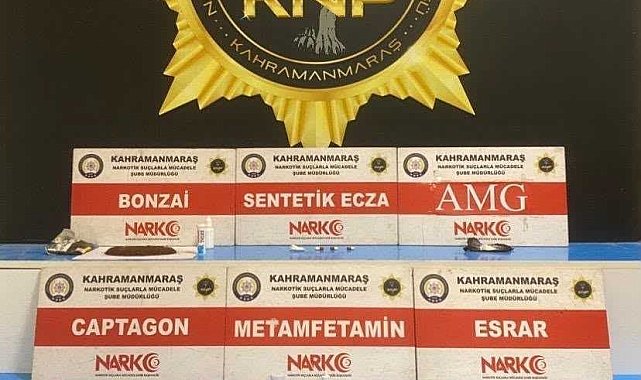 Kahramanmaraş'ta uyuşturucu operasyonu: 5 tutuklama