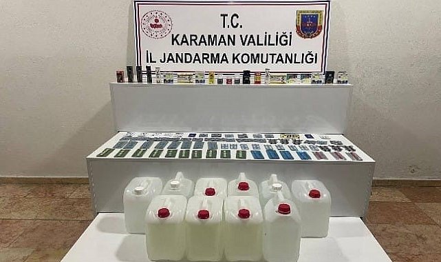 Karaman'da uyuşturucu ve etil alkol ele geçirildi: Aranan 8 kişi tutuklandı