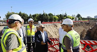 Kartal Kavşağı'nda incelemelerde bulunan Büyükkılıç: "Yüzde 40'ın üzerine çıkmış durumdayız"