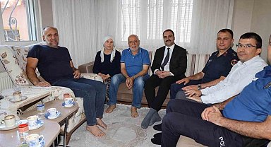 Kaymakam Battal, şehit aileleri ve gazi ile bir araya geldi
