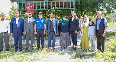 Kaymakam Fatma Turhan Keser'den şehit kabrine ziyaret