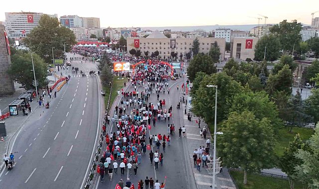 Kayseri'de 15 Temmuz coşkusu