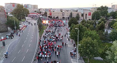 Kayseri'de 15 Temmuz coşkusu