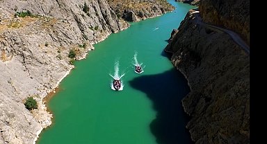 Kemaliye'de doğa ve adrenalin buluştu