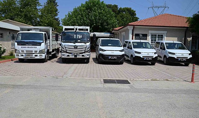 Kemer Belediyesi araç filosunu güçlendirmeye devam ediyor