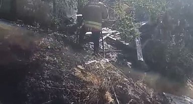 Kırıkhan'da bahçe yangını