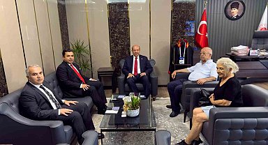 KKTC 5. Cumhurbaşkanı Tatar, Anamur Adalet Sarayını ziyaret etti