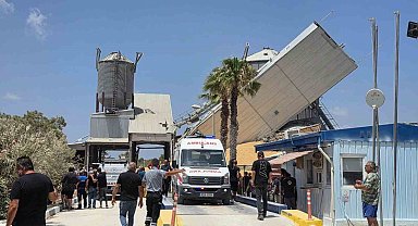 KKTC'de 2 bin 500 tonluk buğday silosu çöktü