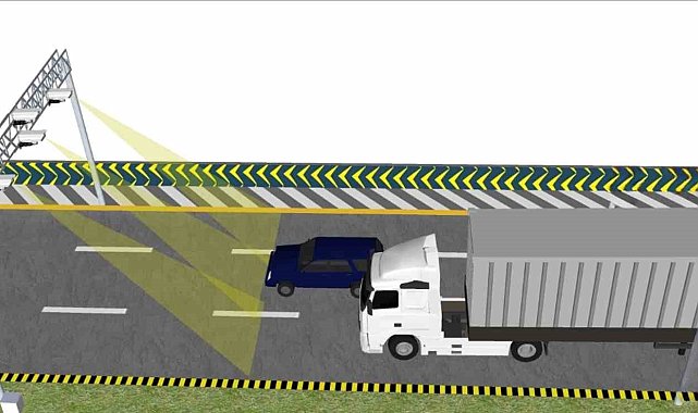 Kocaeli'deki 4 ana arterde kamyon ve tır trafiği 724 elektronik olarak izlenecek