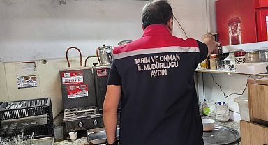 Köşk'te çay ocakları ve marketlere gıda denetimi