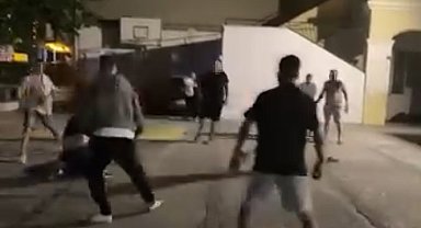 Kuşadası'nda otopark ücreti kavgası kamerada