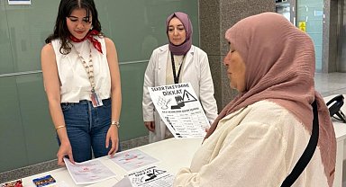 Kütahya Şehir Hastanesi'nden şeker tüketimine karşı farkındalık etkinliği