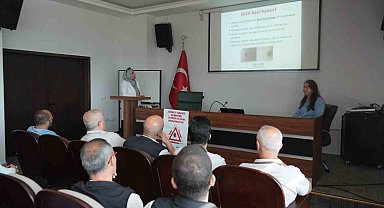 Kütahya'da OBM personeline KKKA hastalığına karşı bilgilendirme eğitimi