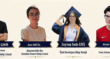 Kütahyalı 4 öğrenci 500 tam puanla LGS'de Türkiye birincisi oldu