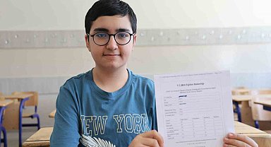 LGS birincisi Fırat: "Bu başarı için 4 yıldır çalışıyorum"