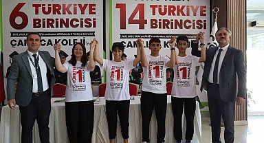 Malatya Çamlıca Koleji, 6 Türkiye birincisi çıkardı