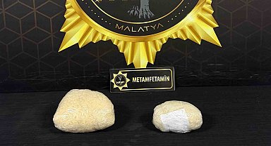 Malatya'da 1 kilo 769 gram metamfetamin ele geçirildi
