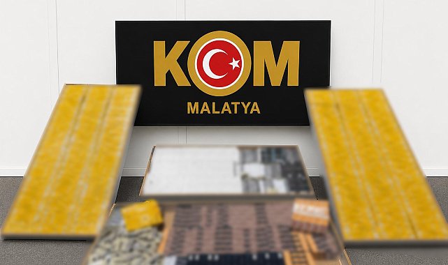 Malatya'da gümrük kaçağı sigara ele geçirildi