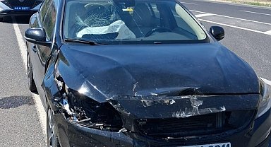 Malatya'da otomobil ile tır çarpıştı: 2 yaralı