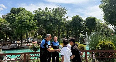 Malatya'da polis ekiplerinden boğulma vakalarına karşı farkındalık çalışması