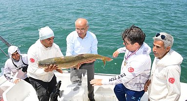 Malatya'da sınırları aşan turna balığı heyecanı