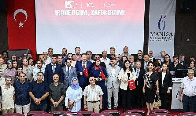 Manisa CBÜ'de 15 Temmuz anma programı gerçekleştirildi