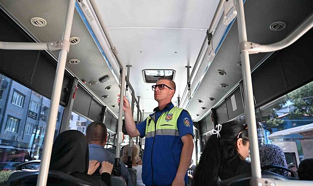 Manisa'da toplu taşımaya klima denetimi
