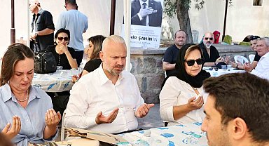 Menemen'de merhum Başkan Şahin dualarla anıldı