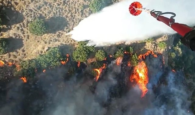 Menemen'deki yangın kontrol altında