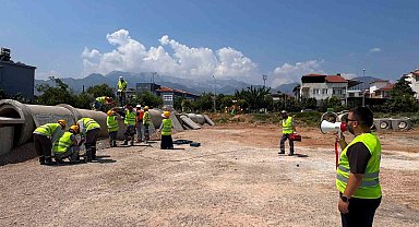 Merkezefendi Enkazda Arama Kurtarma Eğitim Alanında afetlere hazırlık sürüyor