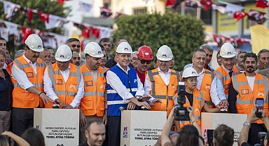 Mersin'de dev kavşak projesinin temeli atıldı