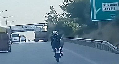 Mersin'de tek teker şov pahalıya patladı: 46 bin TL ceza kesildi