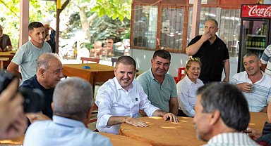 Mezitli'de kırsal mahallelere hizmet mesaisi
