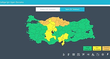 MGM'den turuncu kodlu uyarı: "Çok kuvvetli ve şiddetli yağış bekleniyor"