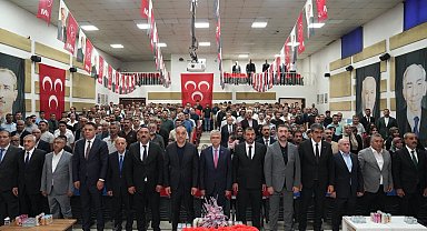 MHP Aşkale ilçe kongresi tamamlandı: Yeni Başkan Raci Gürcan Malli oldu
