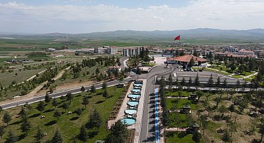 Millet bahçesiyle ilçenin çehresi değişti